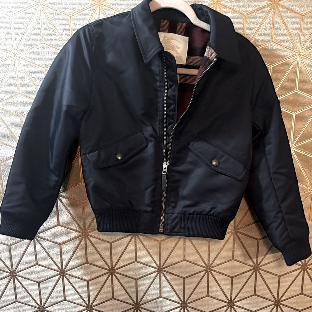 Burberry Kids Nylon Bomber Jacket